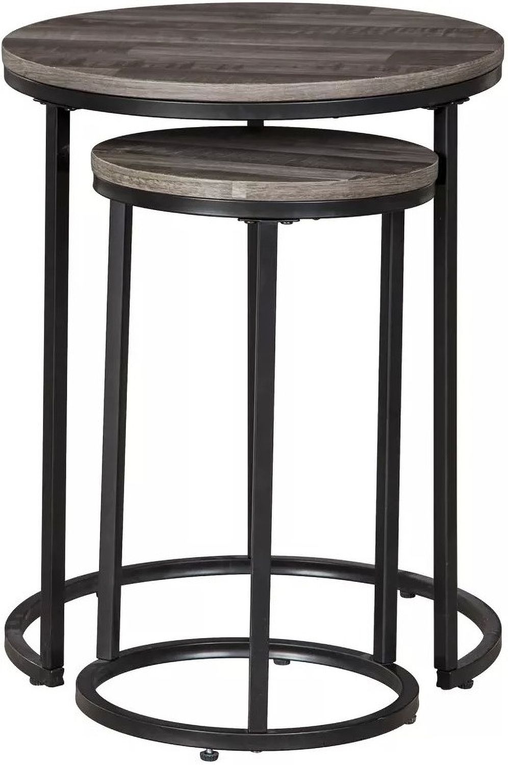 Briarsboro Black and Gray Accent Table Set of 2 A4000231