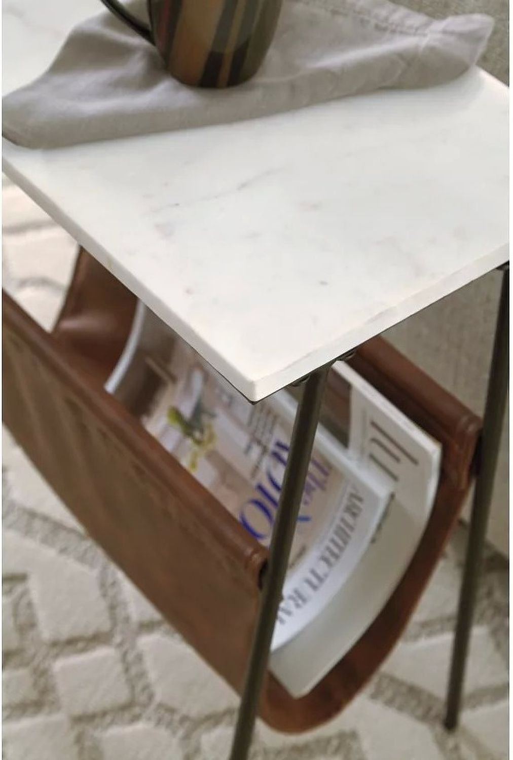 Etanbury Brown And Black Accent Table A4000254