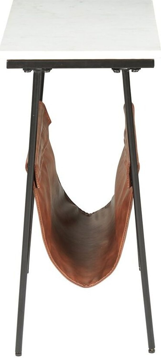 Etanbury Brown And Black Accent Table A4000254