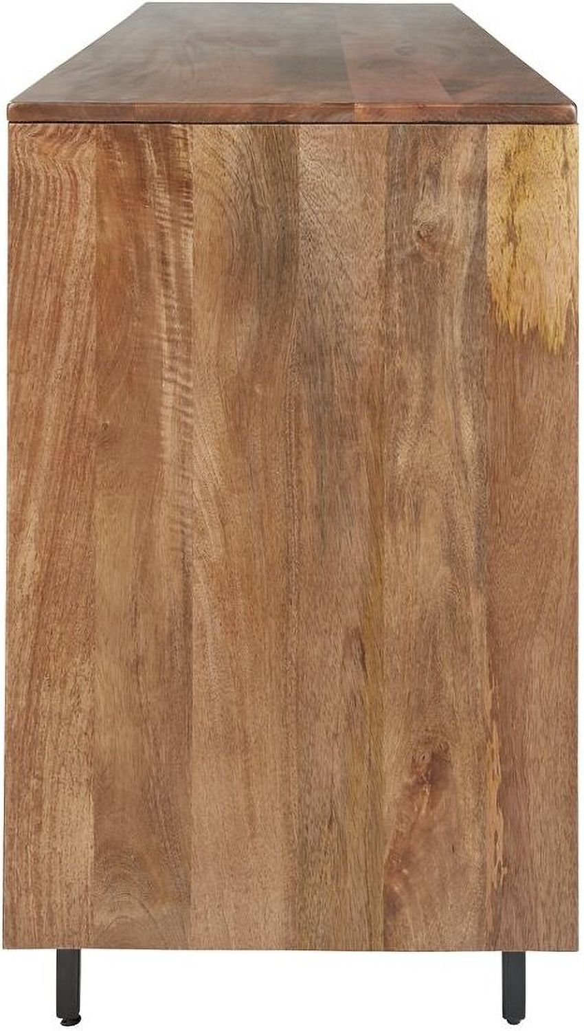 Kerrings Brown And Black Accent Cabinet A4000258