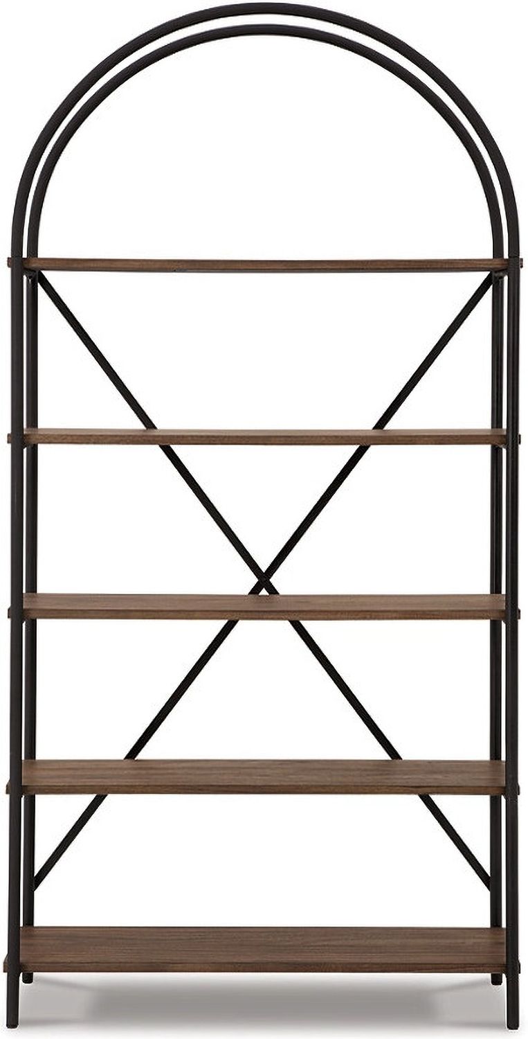 Galtbury Brown/Black Bookcase A4000325