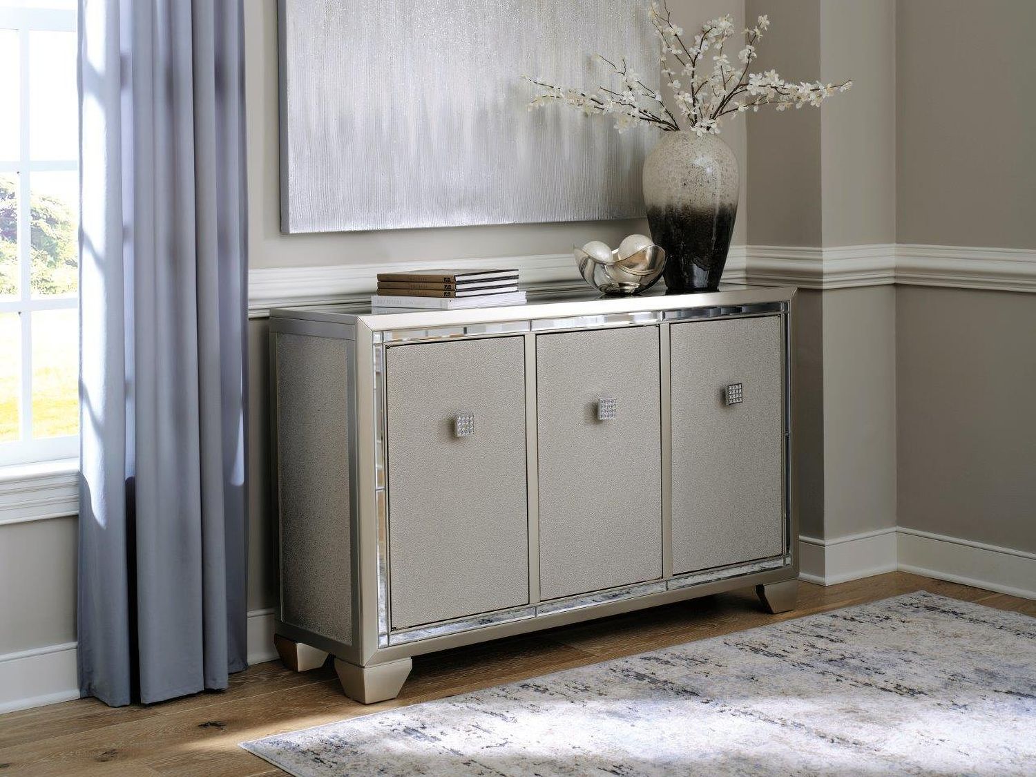Chaseton Champagne Accent Cabinet A4000335