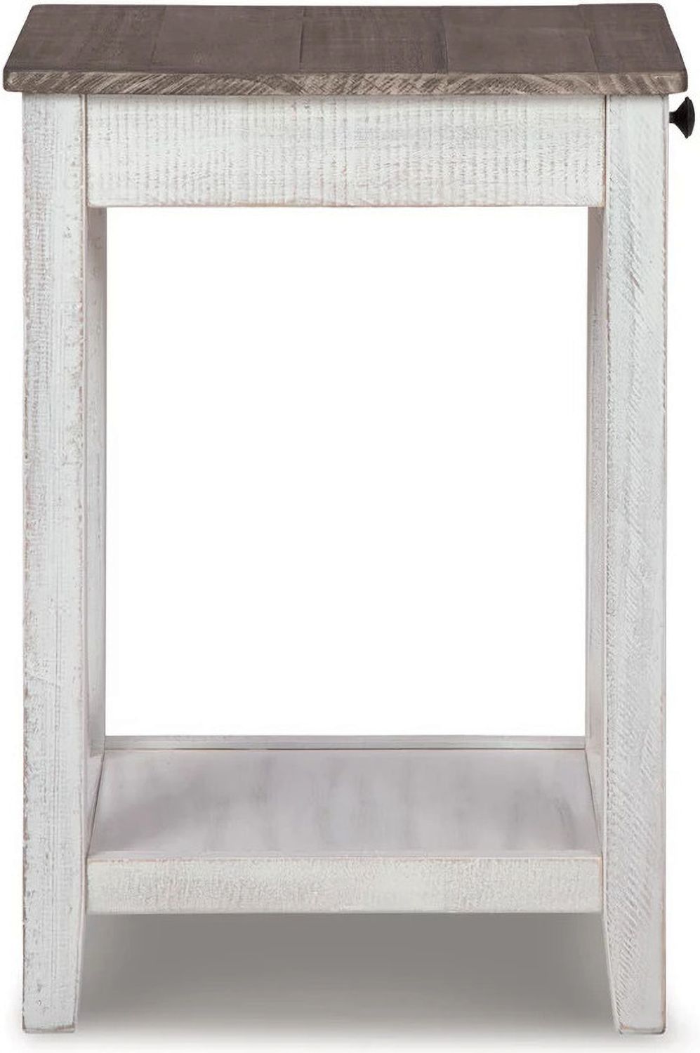 Adalane White/Gray Accent Table A4000374