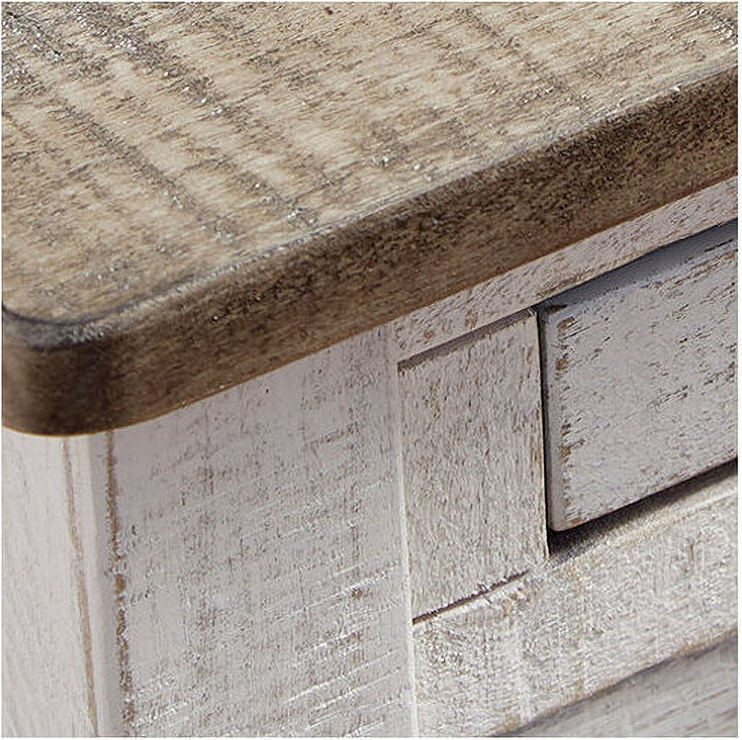 Adalane White/Gray Accent Table A4000374