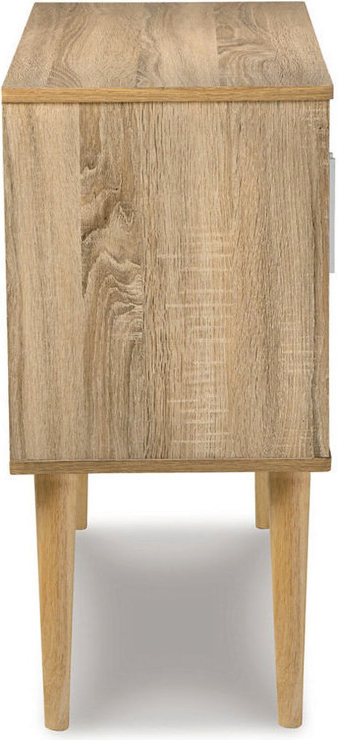 Orinfield Natural And White Accent Cabinet A4000396