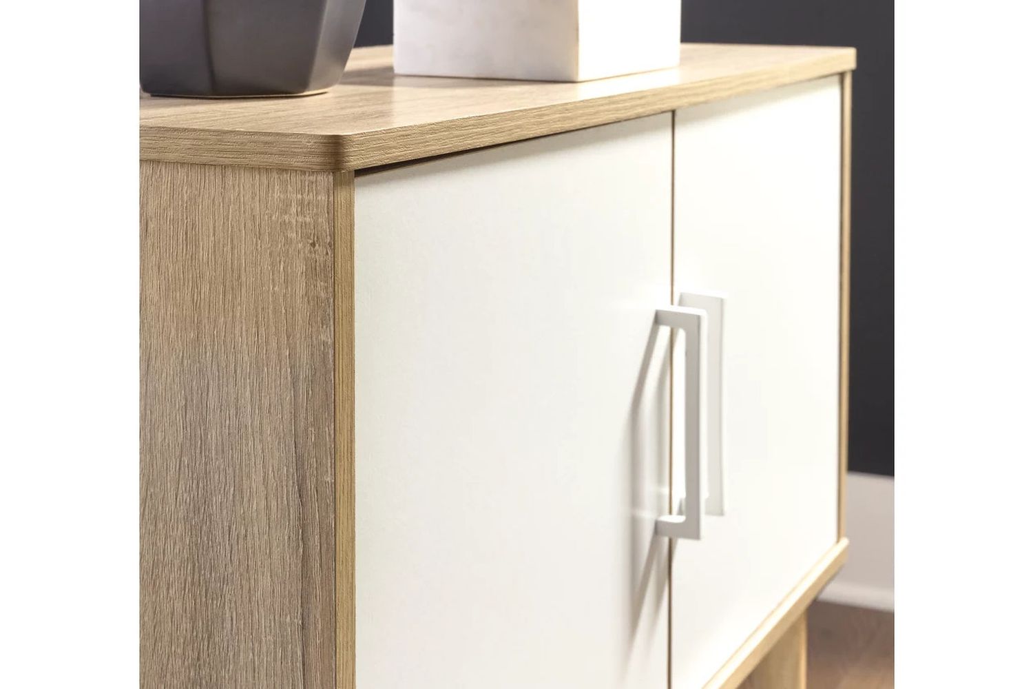 Orinfield Natural And White Accent Cabinet A4000396