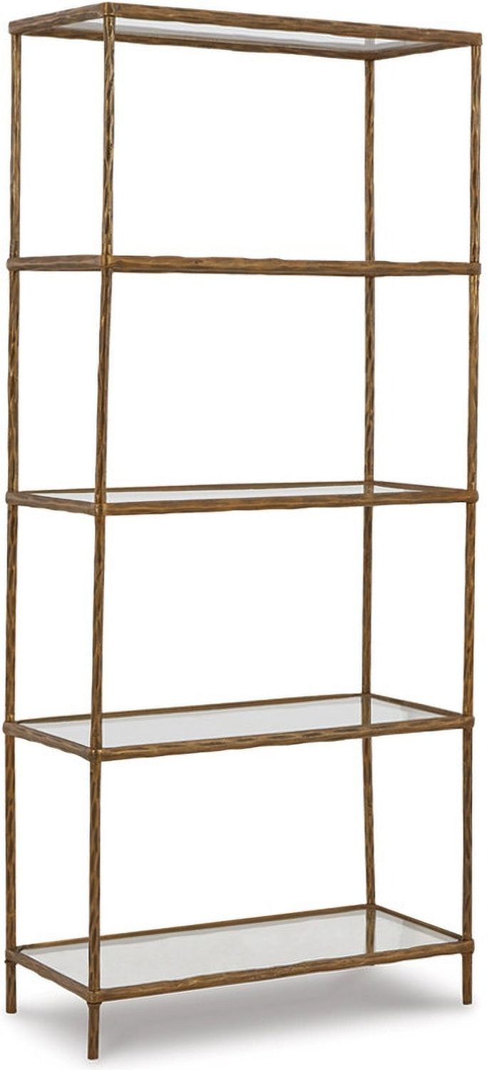 Ryandale Antique Brass Bookcase A4000441