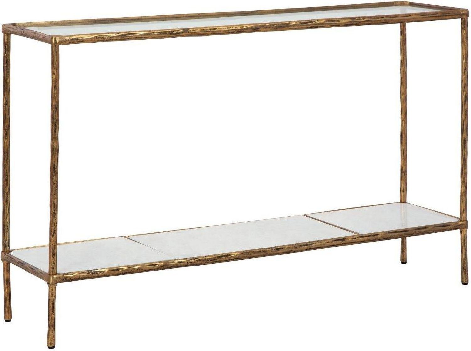 Ryandale Antique Brass Finish Console Sofa Table A4000443