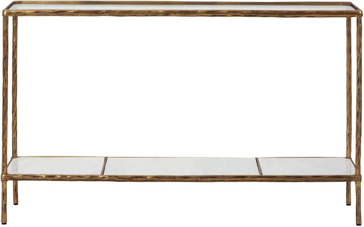 Ryandale Antique Brass Finish Console Sofa Table A4000443