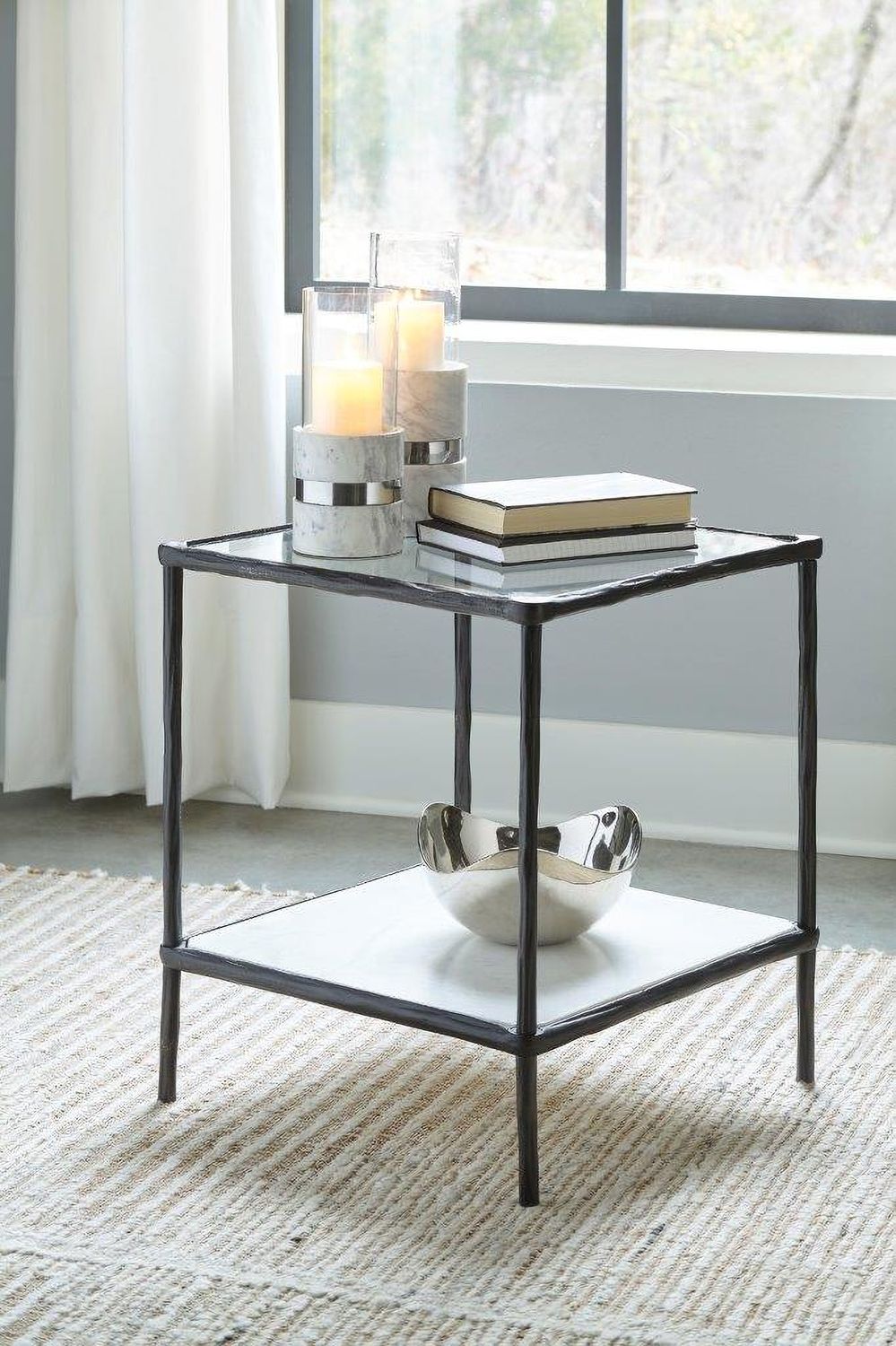 Ryandale Antique Black Accent Table A4000462