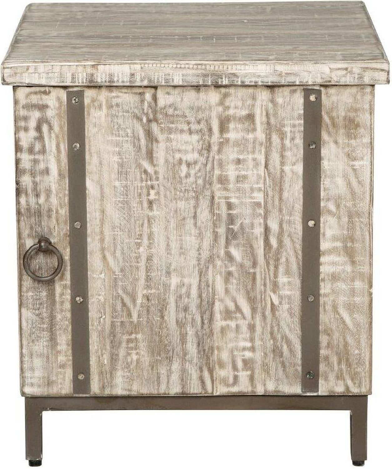 Laddford Whitewash 1 Door Accent Cabinet A4000506