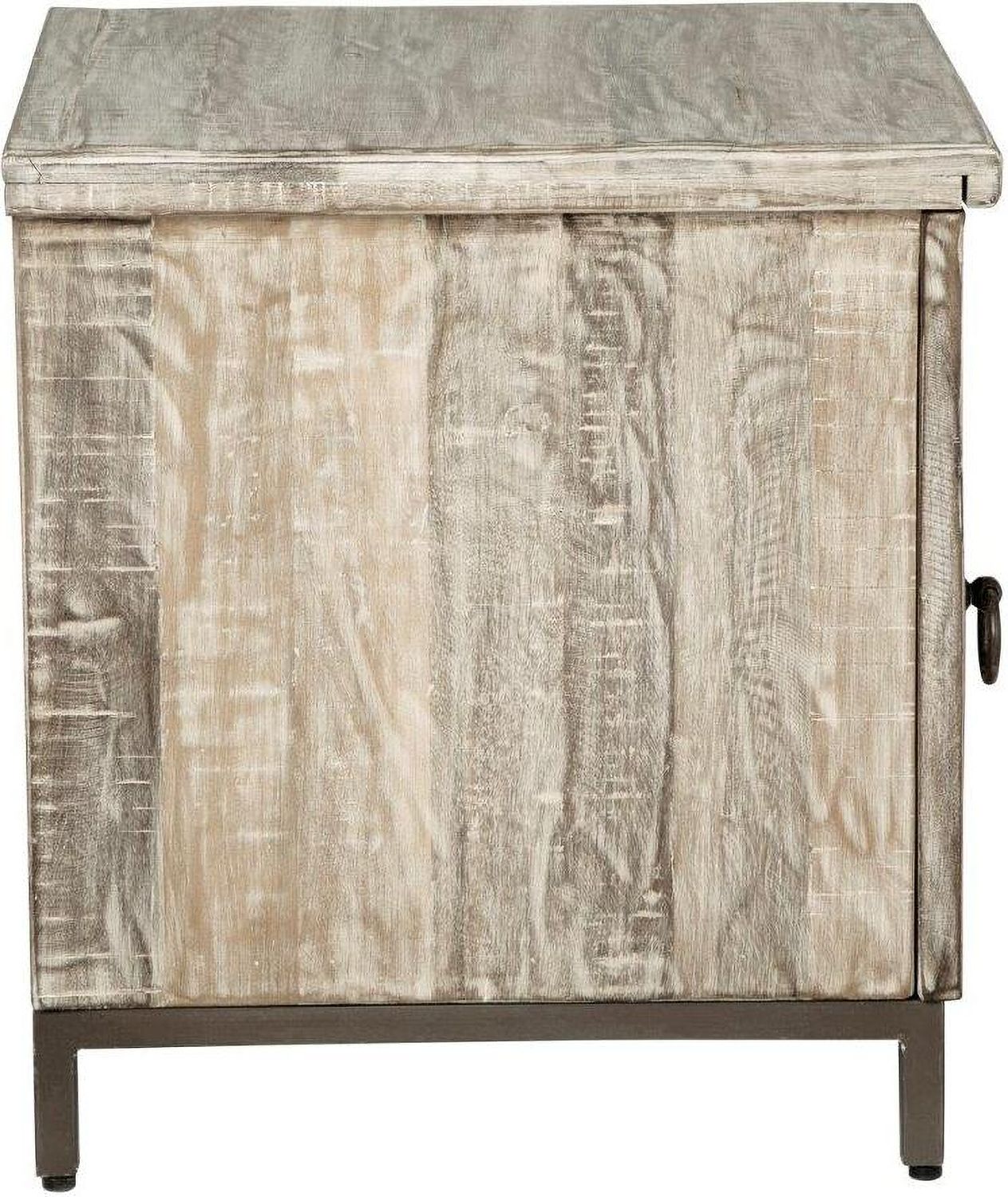 Laddford Whitewash 1 Door Accent Cabinet A4000506