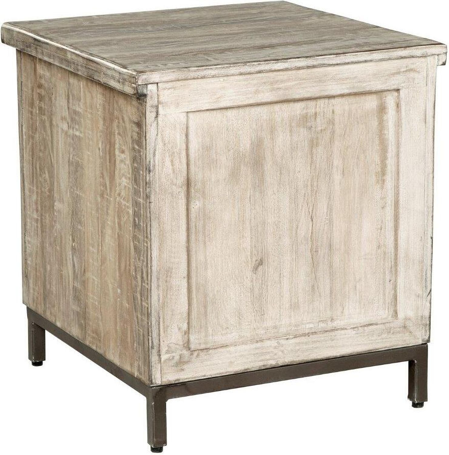 Laddford Whitewash 1 Door Accent Cabinet A4000506