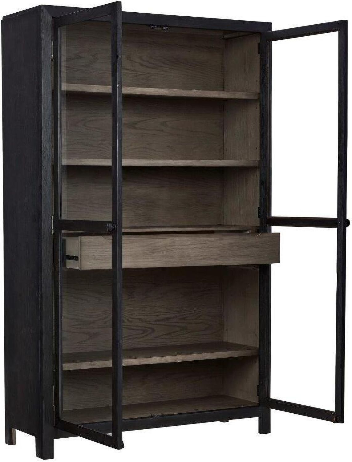 Lenston Black And Gray Tall Accent Cabinet A4000507