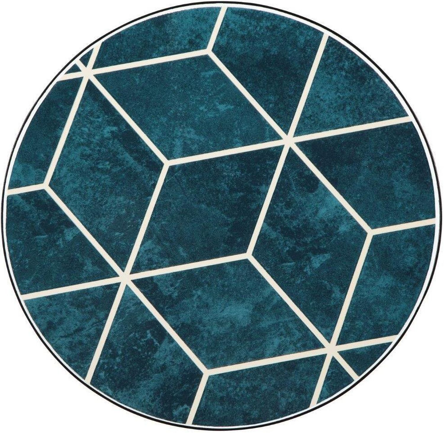 Clairbelle Teal Glaze Accent Table Set Of 2 A4000523