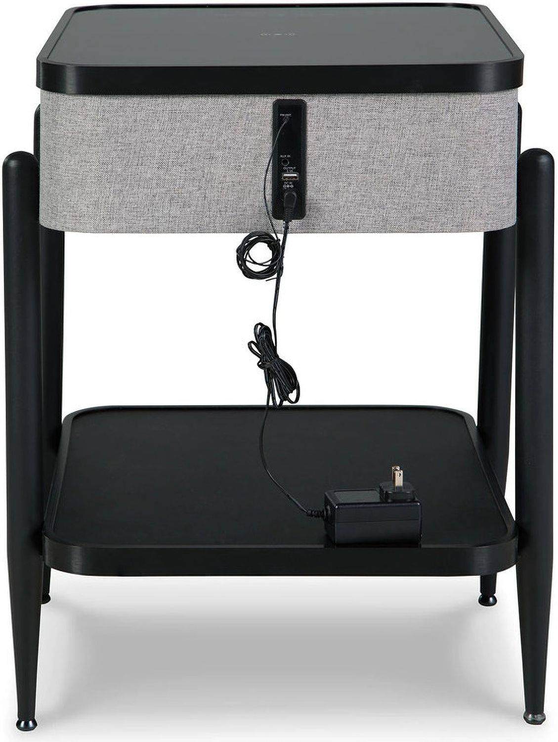Jorvalee Gray And Black Accent Table A4000550