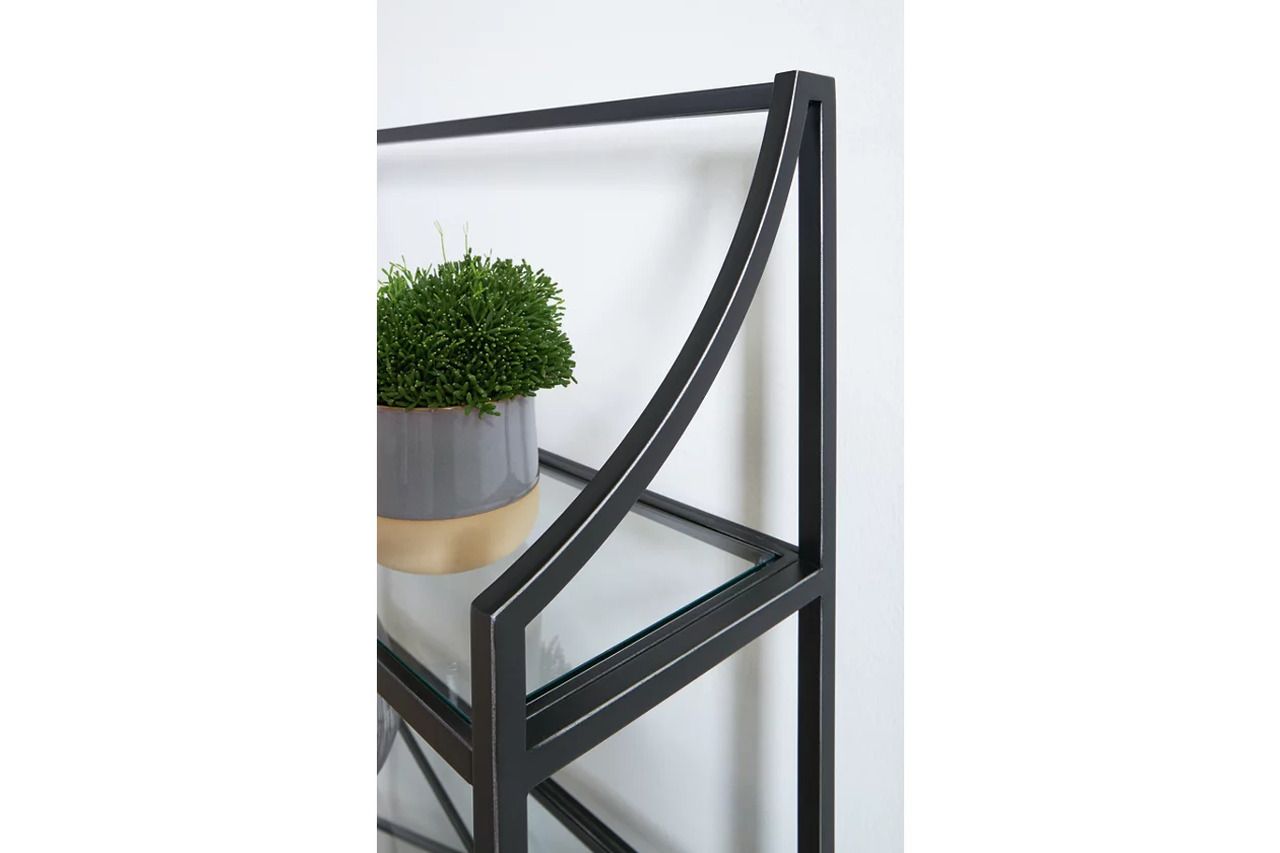Dakerwell 72 Inch Bookcase In Antique Black A4000557