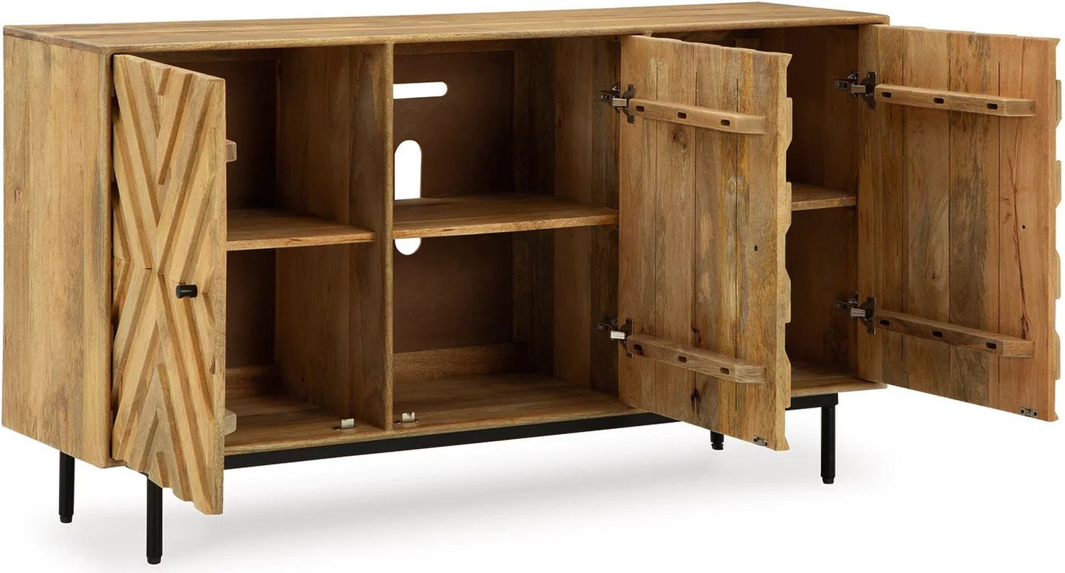 Cadewick Accent Cabinet In Natural A4000570