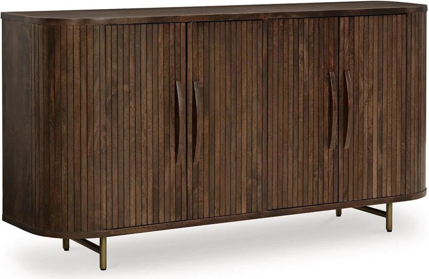 Amickly Accent Cabinet In Dark Brown A4000571