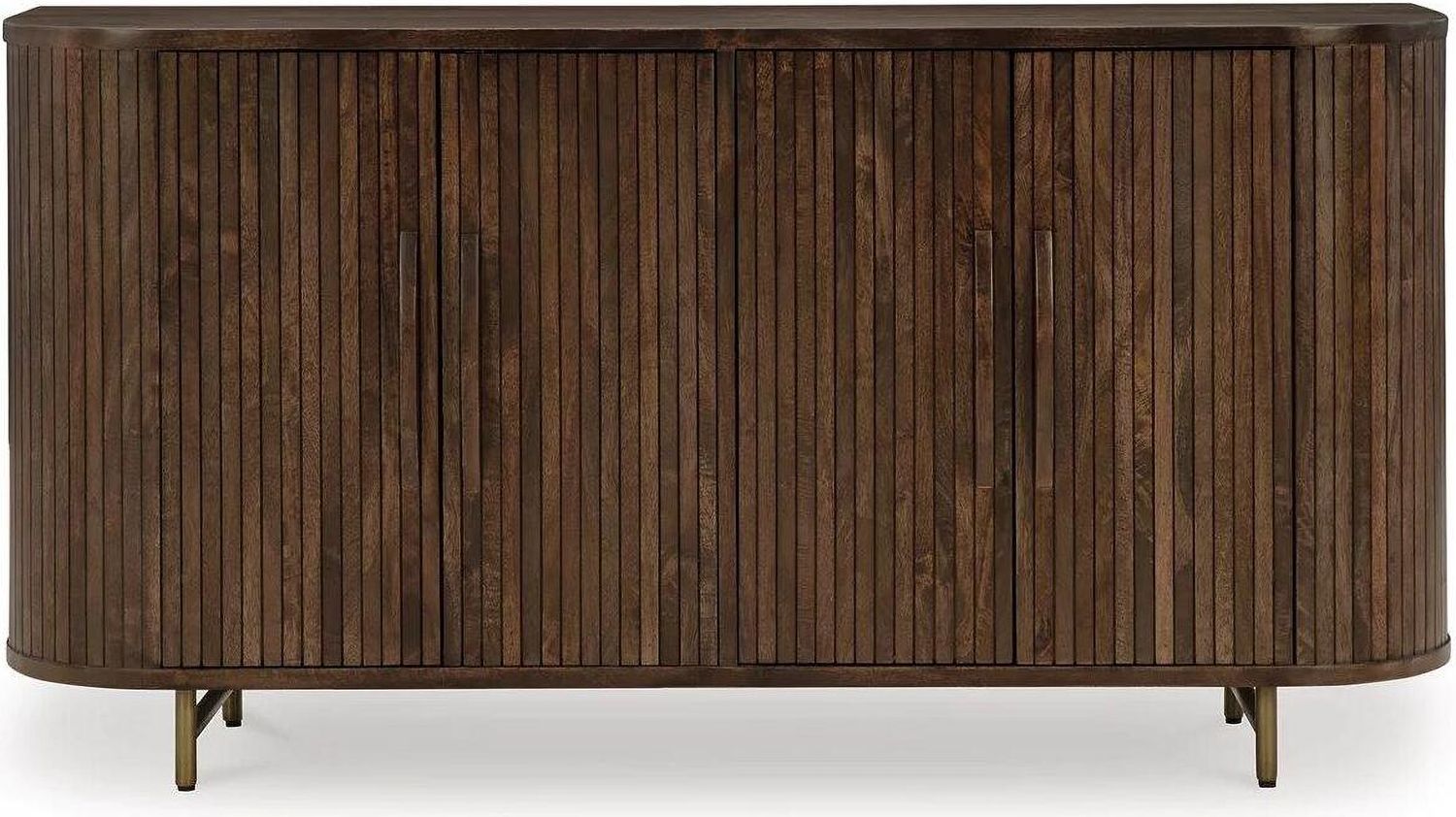 Amickly Accent Cabinet In Dark Brown A4000571