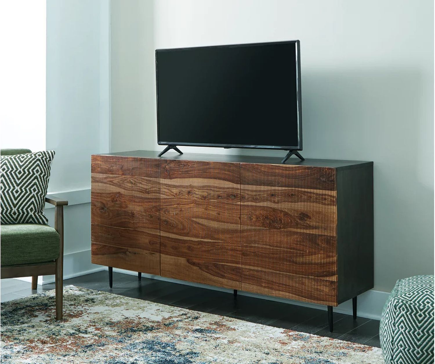 Darrey Accent Cabinet In Natural Brown A4000580