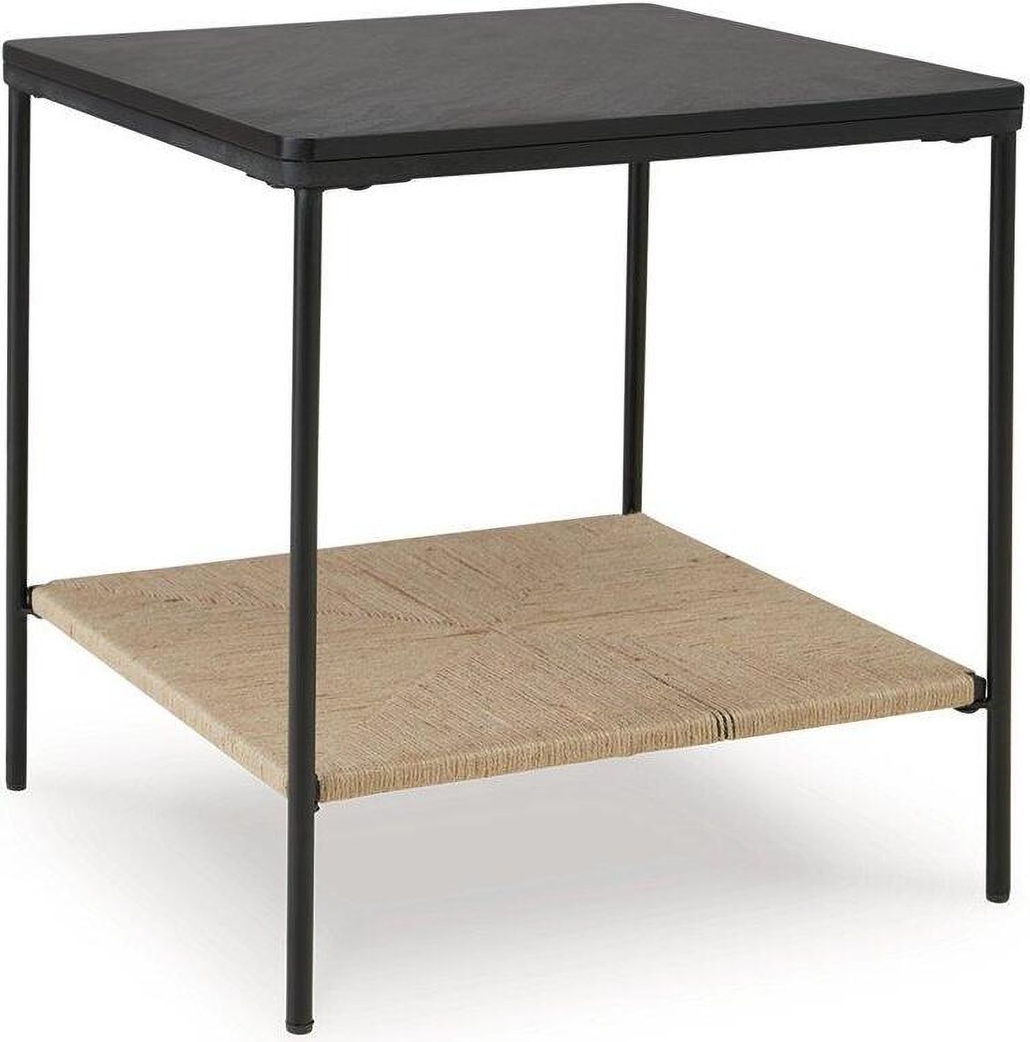 Minrich Accent Table In Black and Natural A4000591