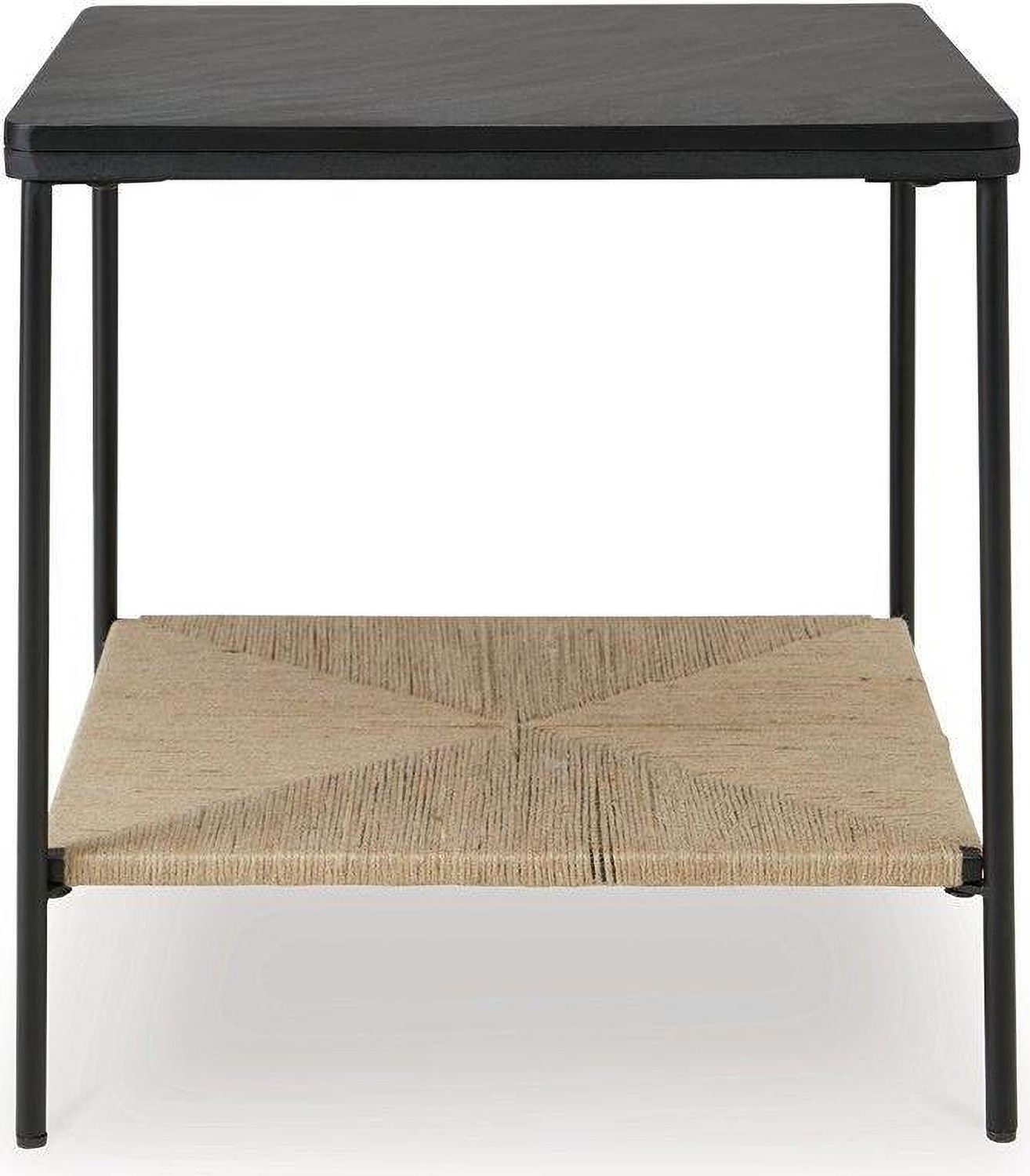 Minrich Accent Table In Black and Natural A4000591