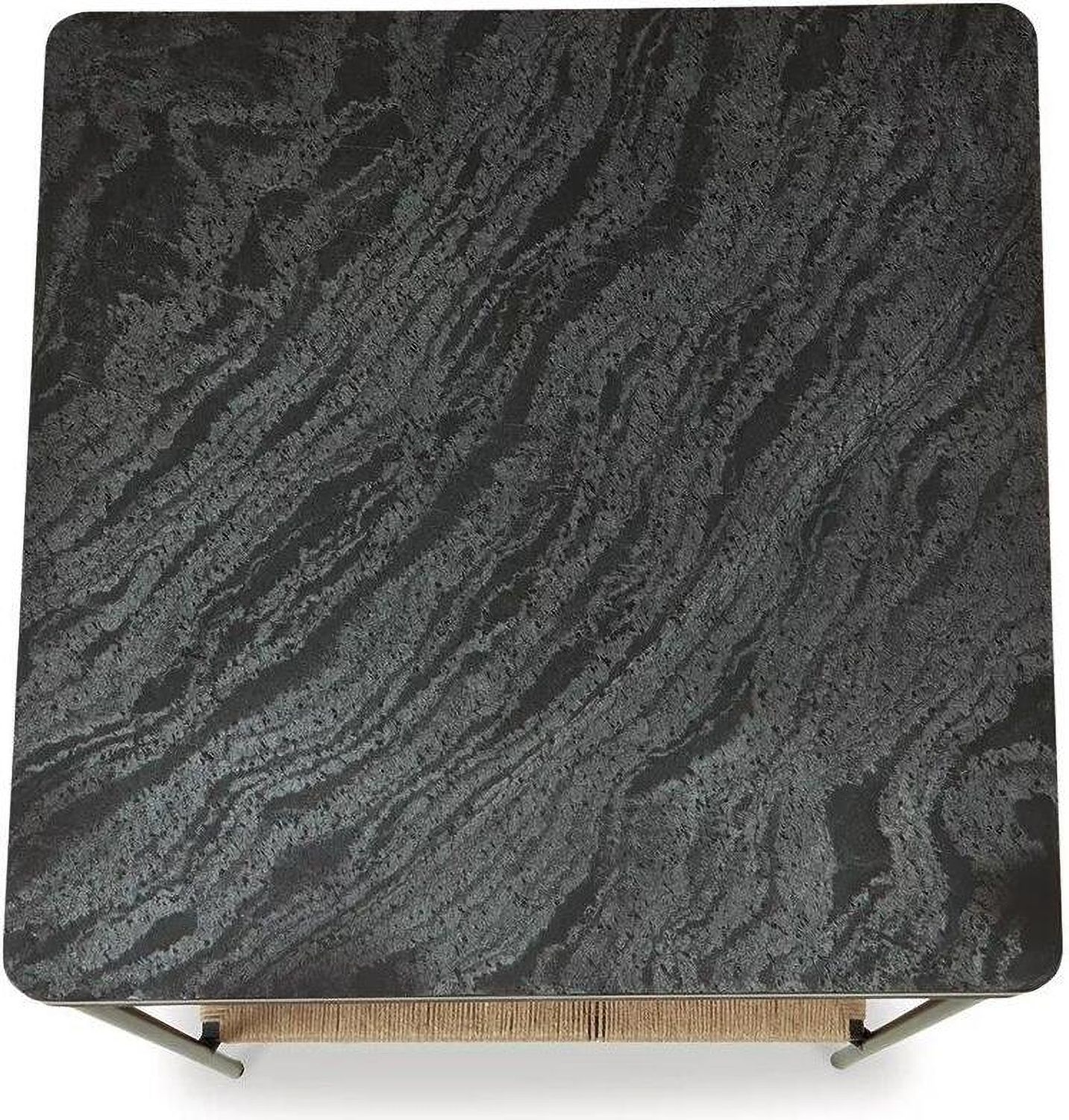 Minrich Accent Table In Black and Natural A4000591