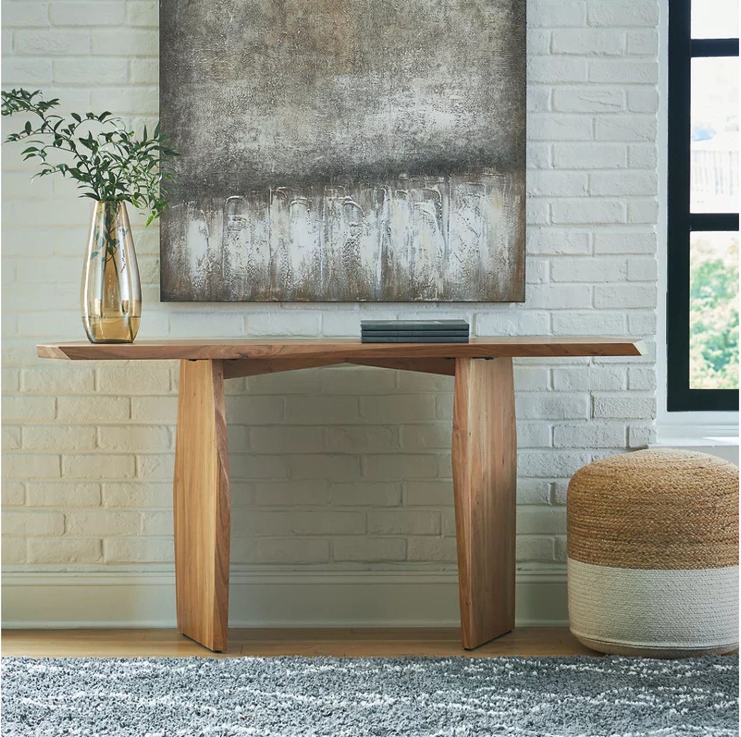 Holward Console Sofa Table In Natural A4000592