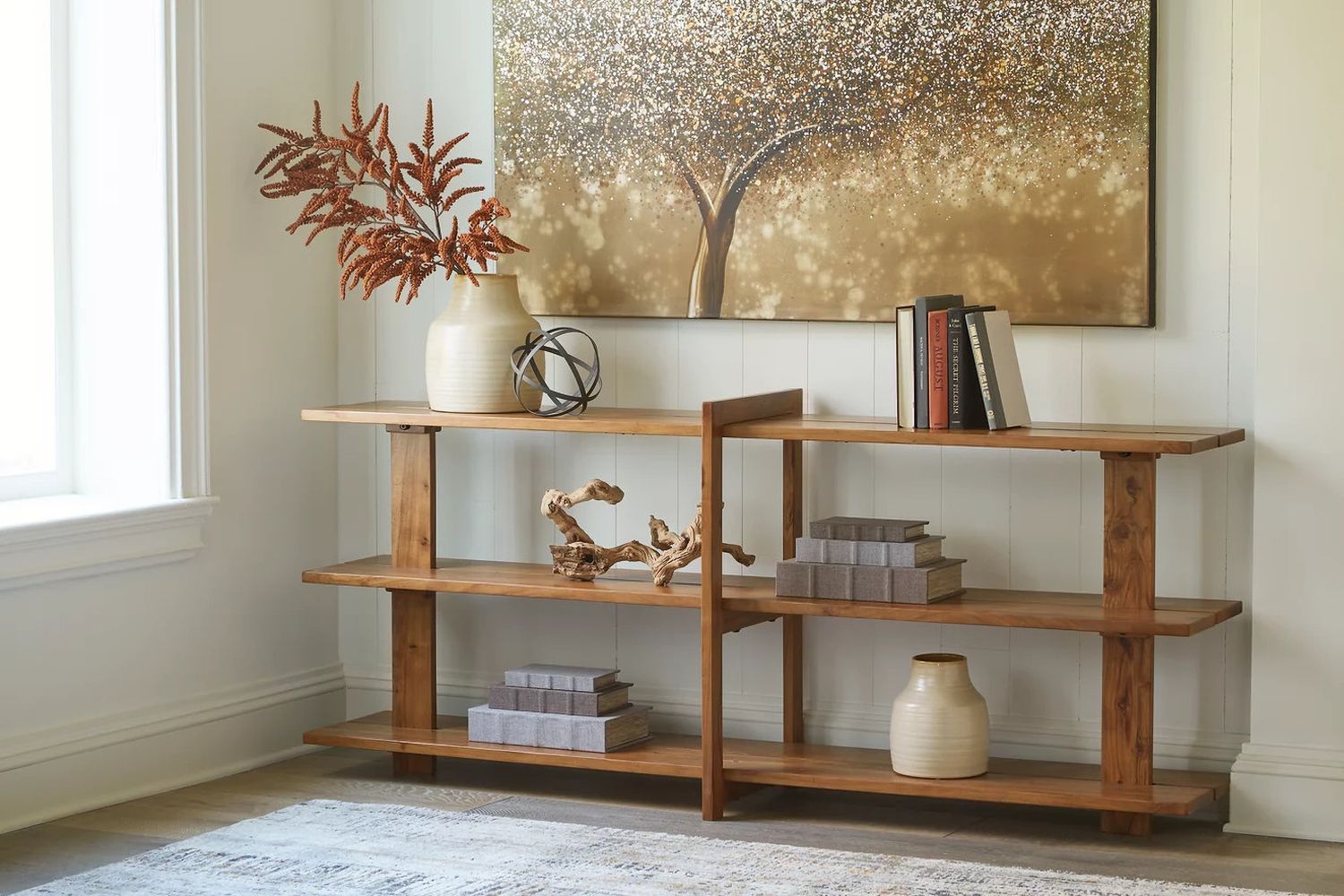 Fayemour Console Sofa Table In Brown A4000593