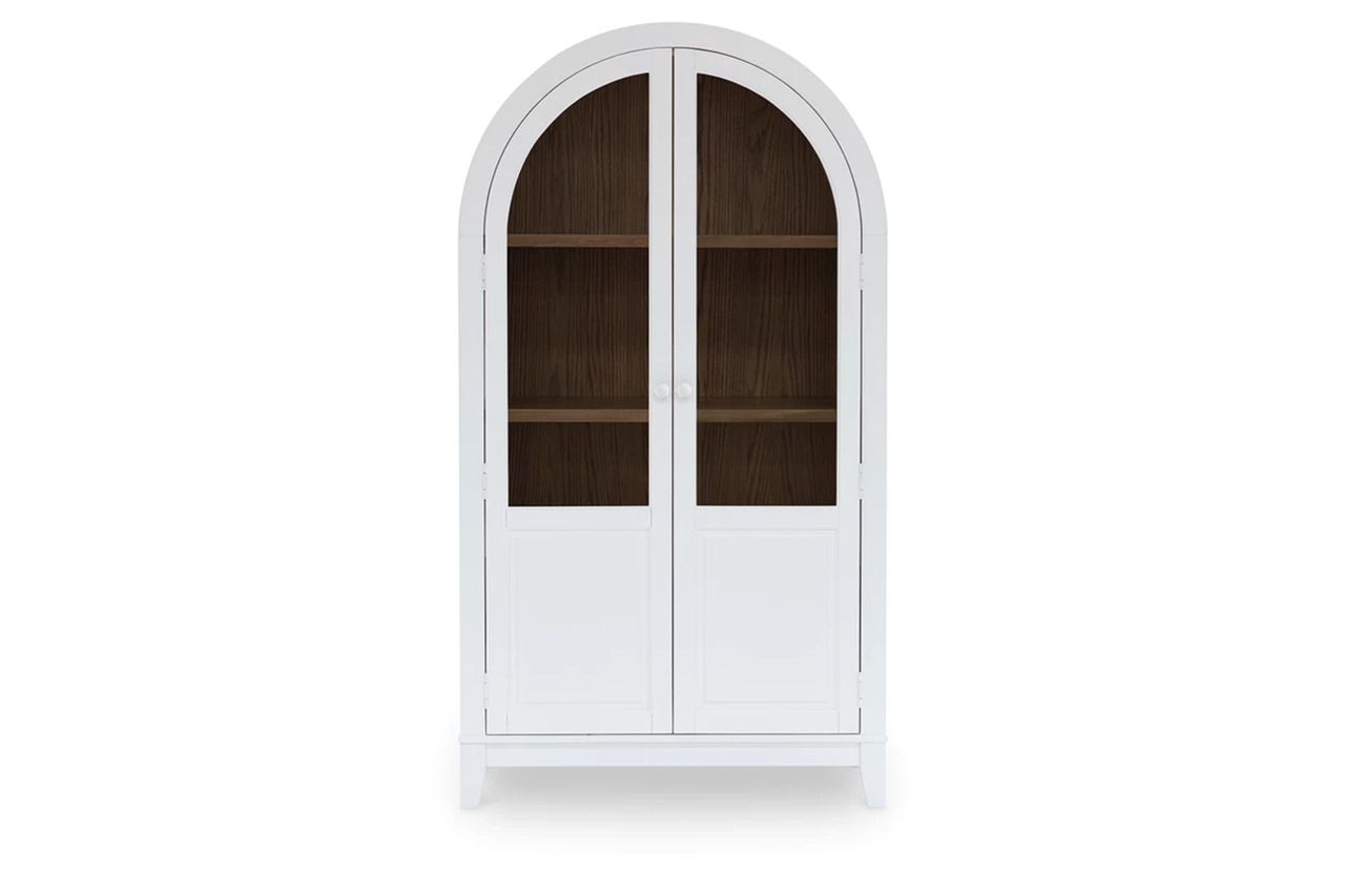 Dagandale Accent Cabinet In White/Natural A4000598
