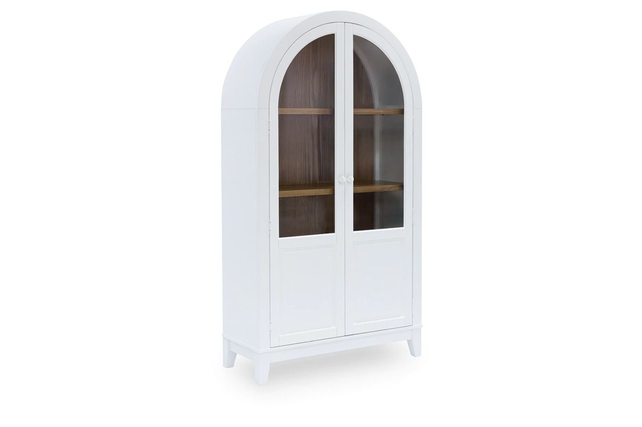 Dagandale Accent Cabinet In White/Natural A4000598
