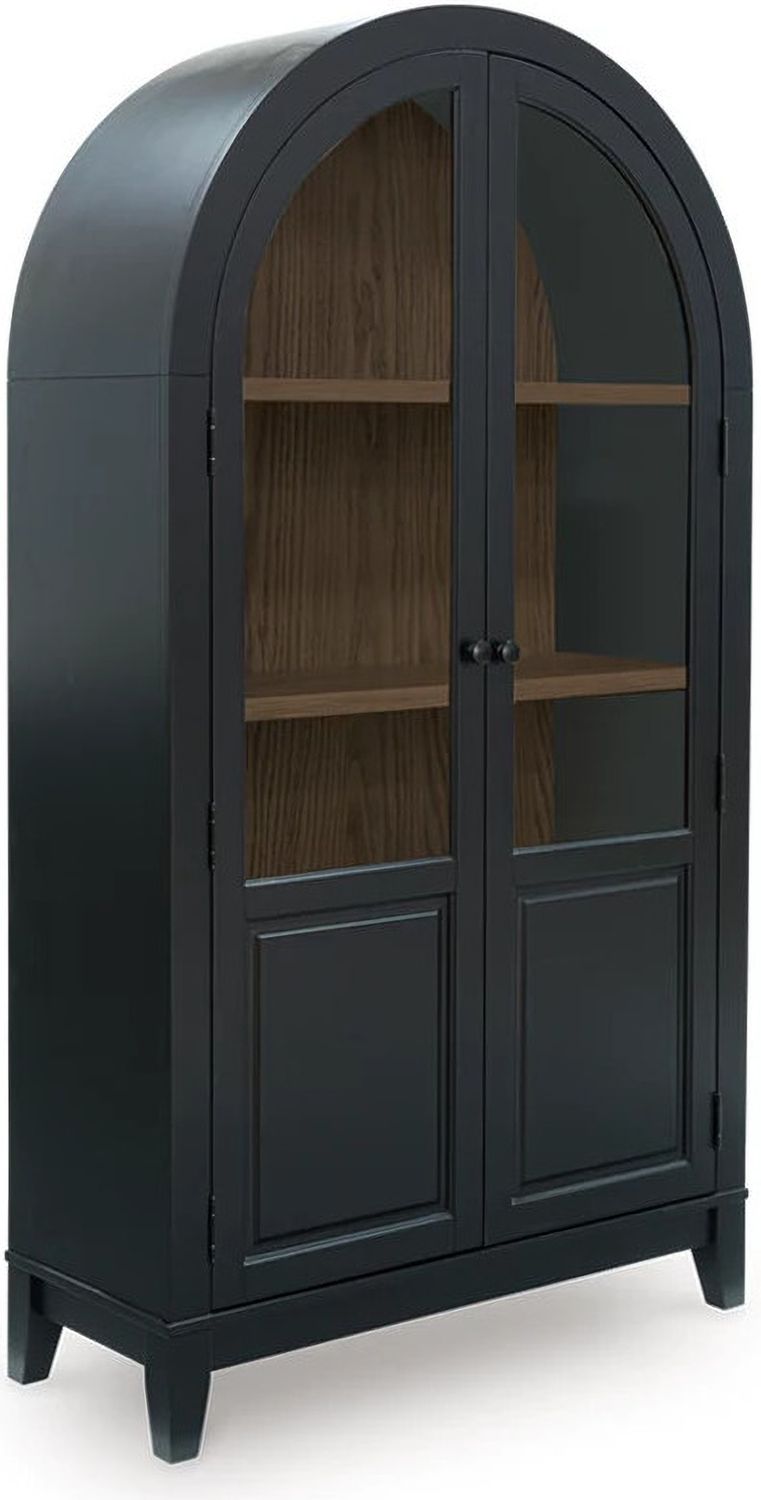 Dagandale Accent Cabinet In Black and Natural A4000599
