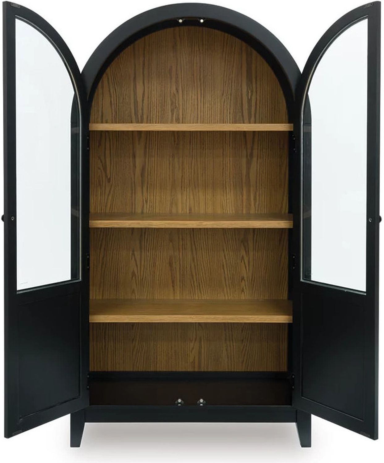 Dagandale Accent Cabinet In Black and Natural A4000599