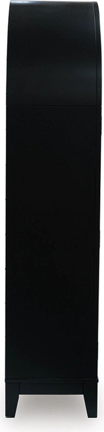 Dagandale Accent Cabinet In Black and Natural A4000599