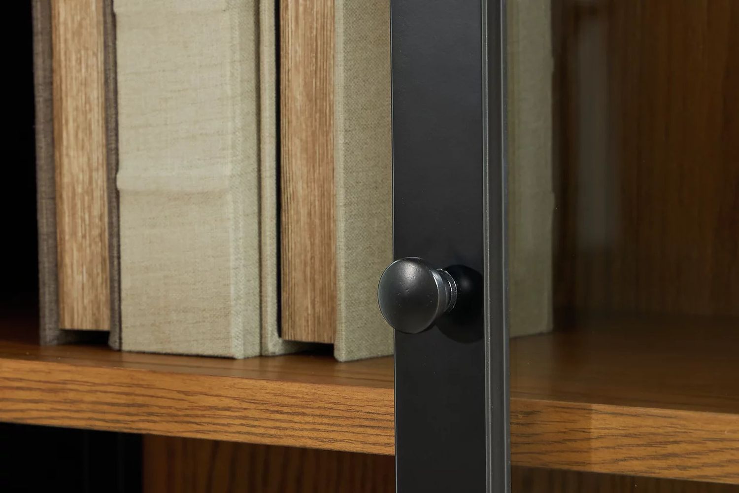 Dagandale Accent Cabinet In Black and Natural A4000599