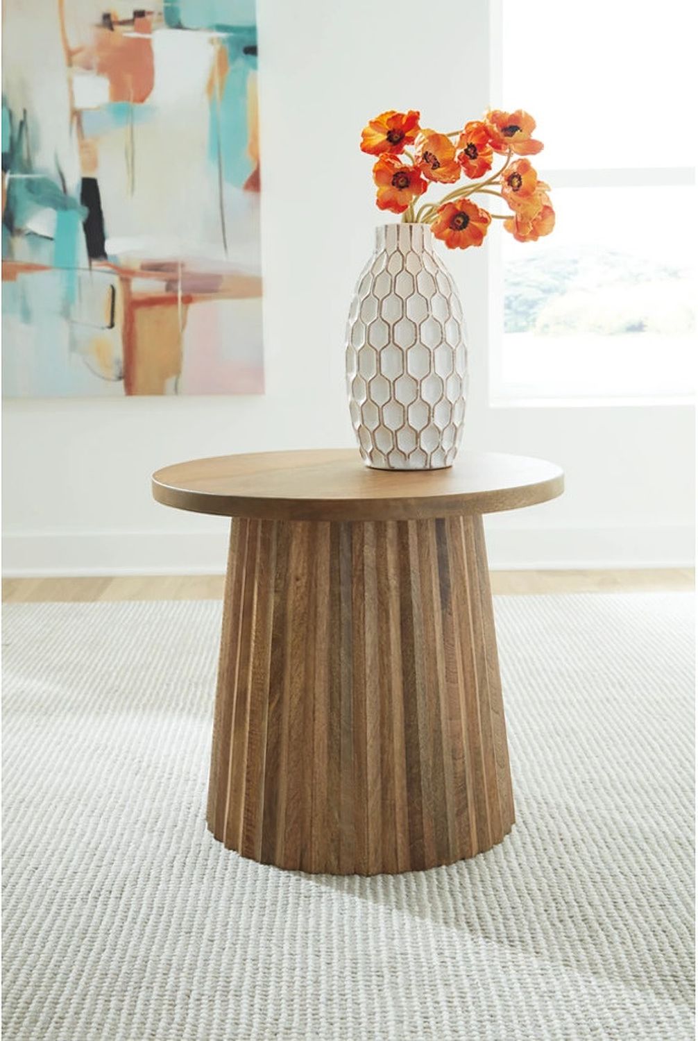 Ceilby Accent Table In Natural A4000602
