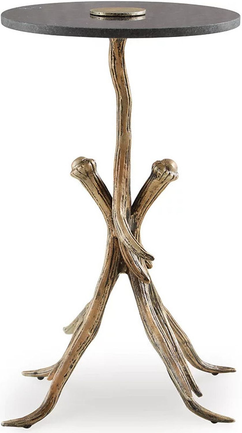 Lemkins Accent Table In Black and Gold A4000606