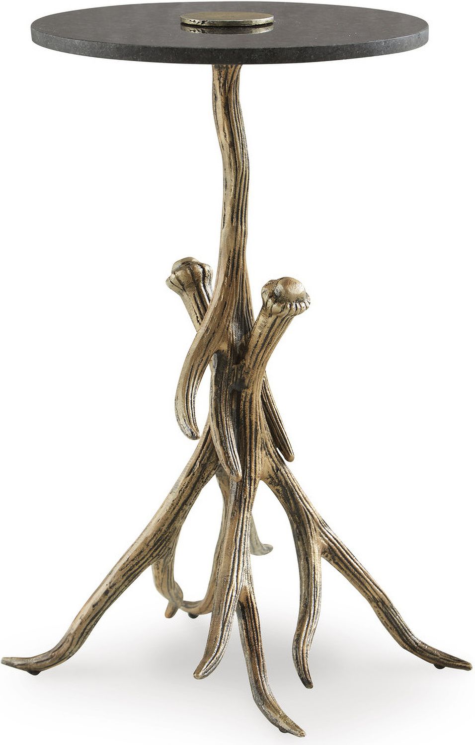 Lemkins Accent Table In Black and Gold A4000606