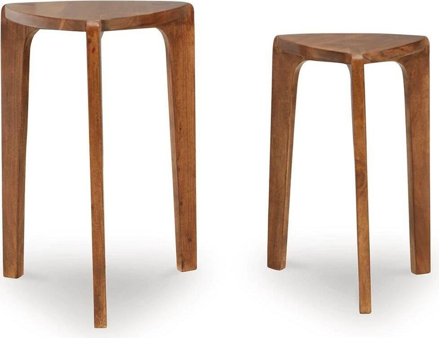 Brynnleigh Accent Table Set of 2 In Medium Brown A4000607