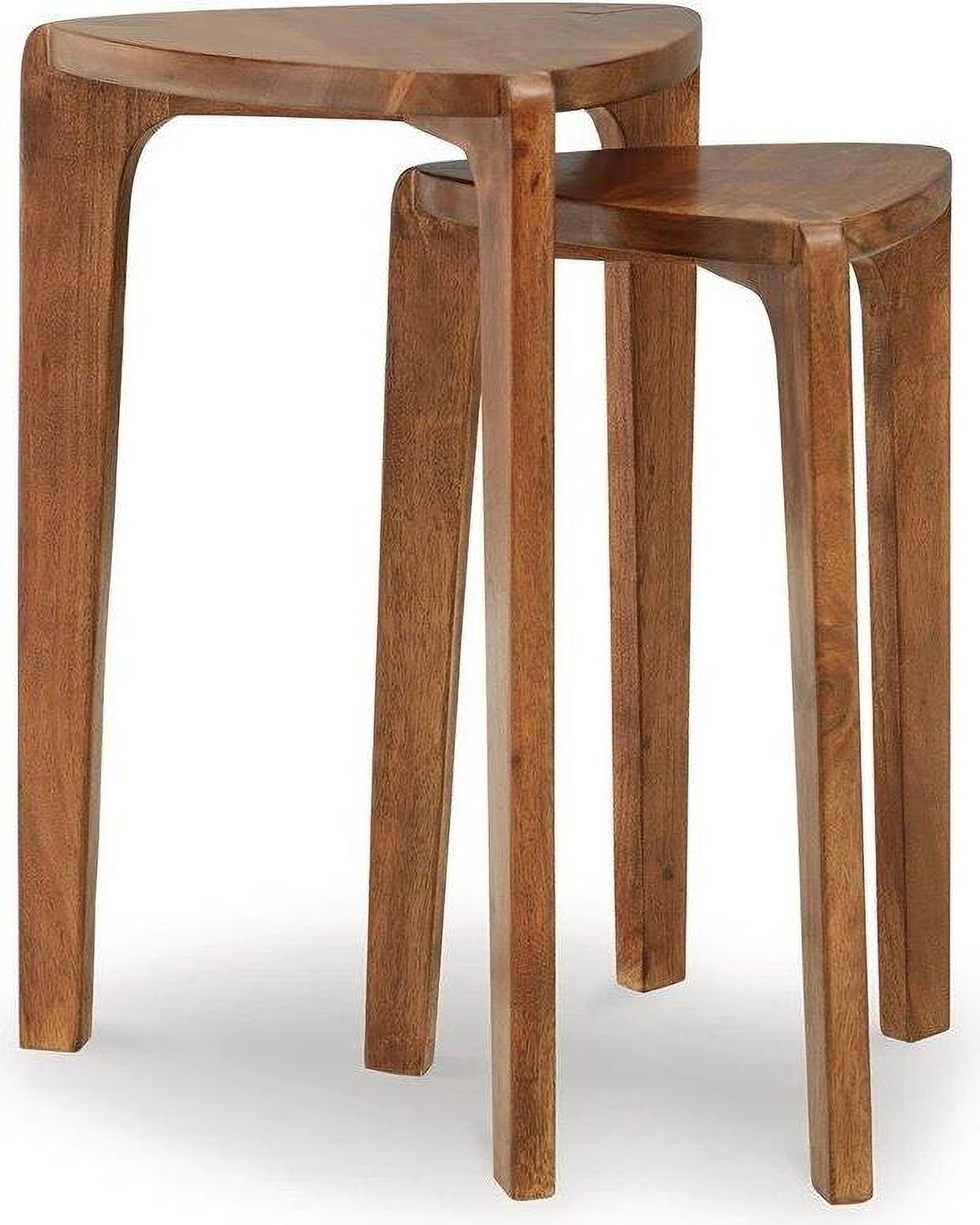 Brynnleigh Accent Table Set of 2 In Medium Brown A4000607