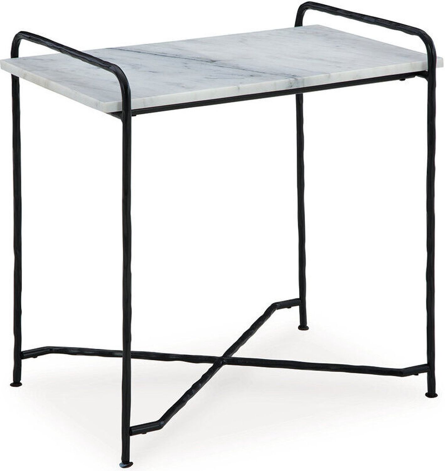 Ashber Accent Table In White and Black A4000609