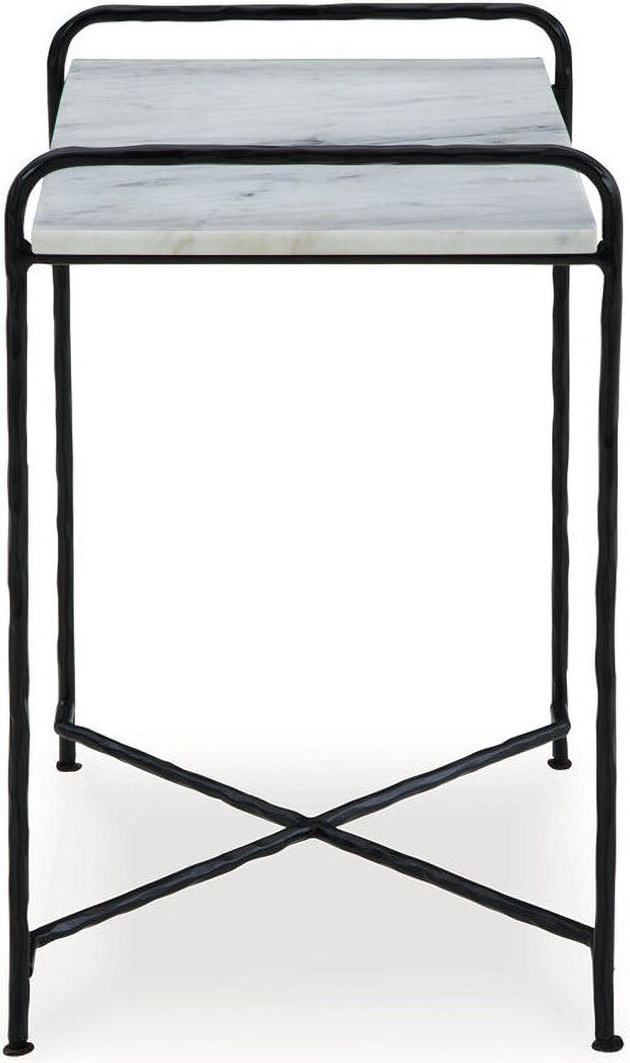Ashber Accent Table In White and Black A4000609