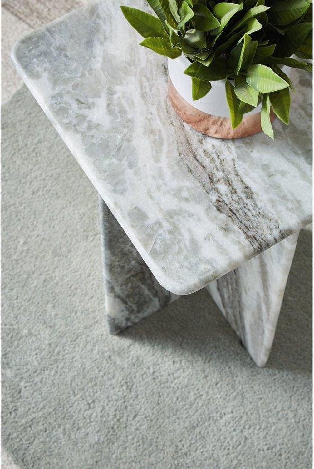 Keithwell Square Accent Table In Gray A4000611