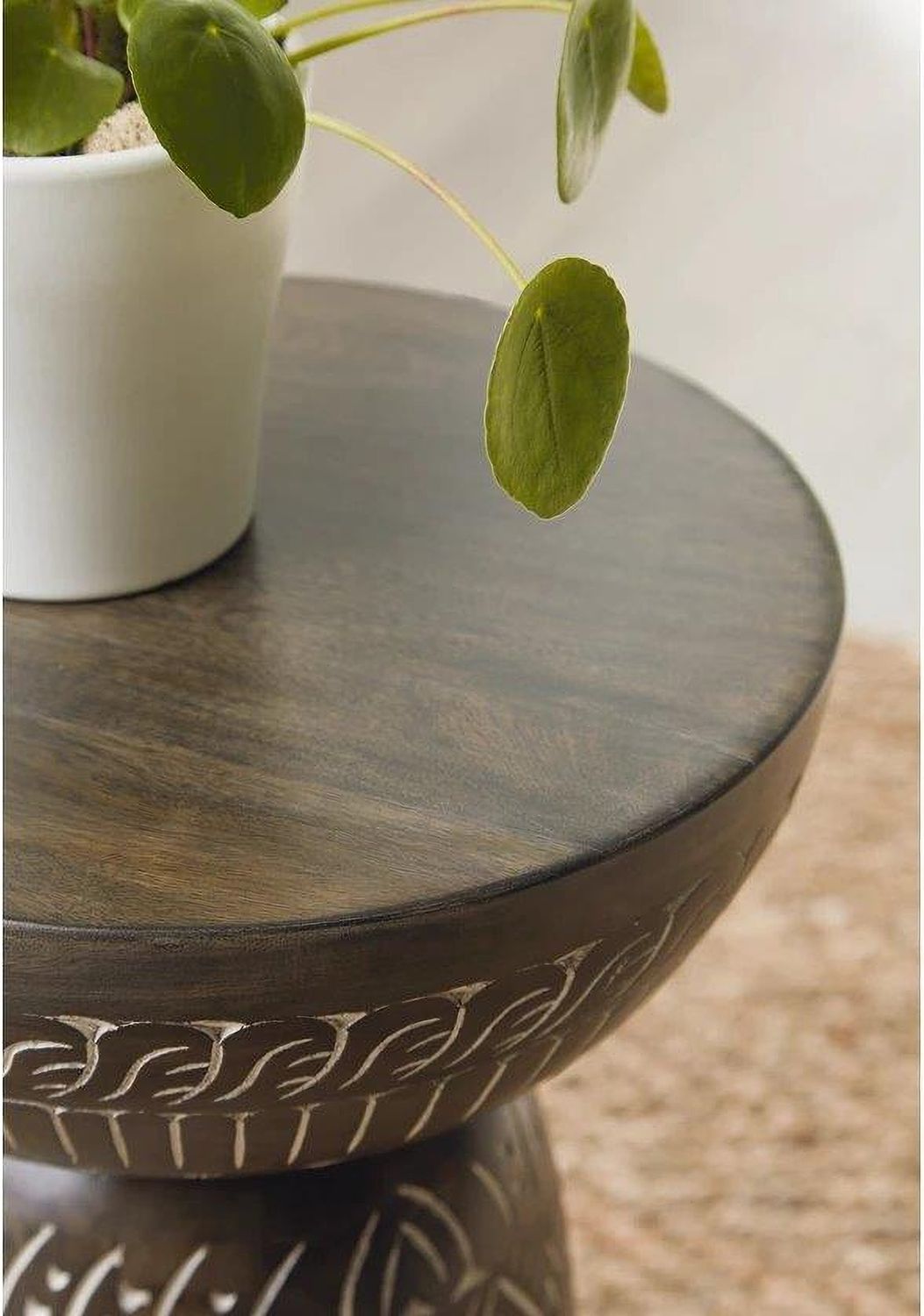 Hadcher Accent Table In Cream and Brown A4000622