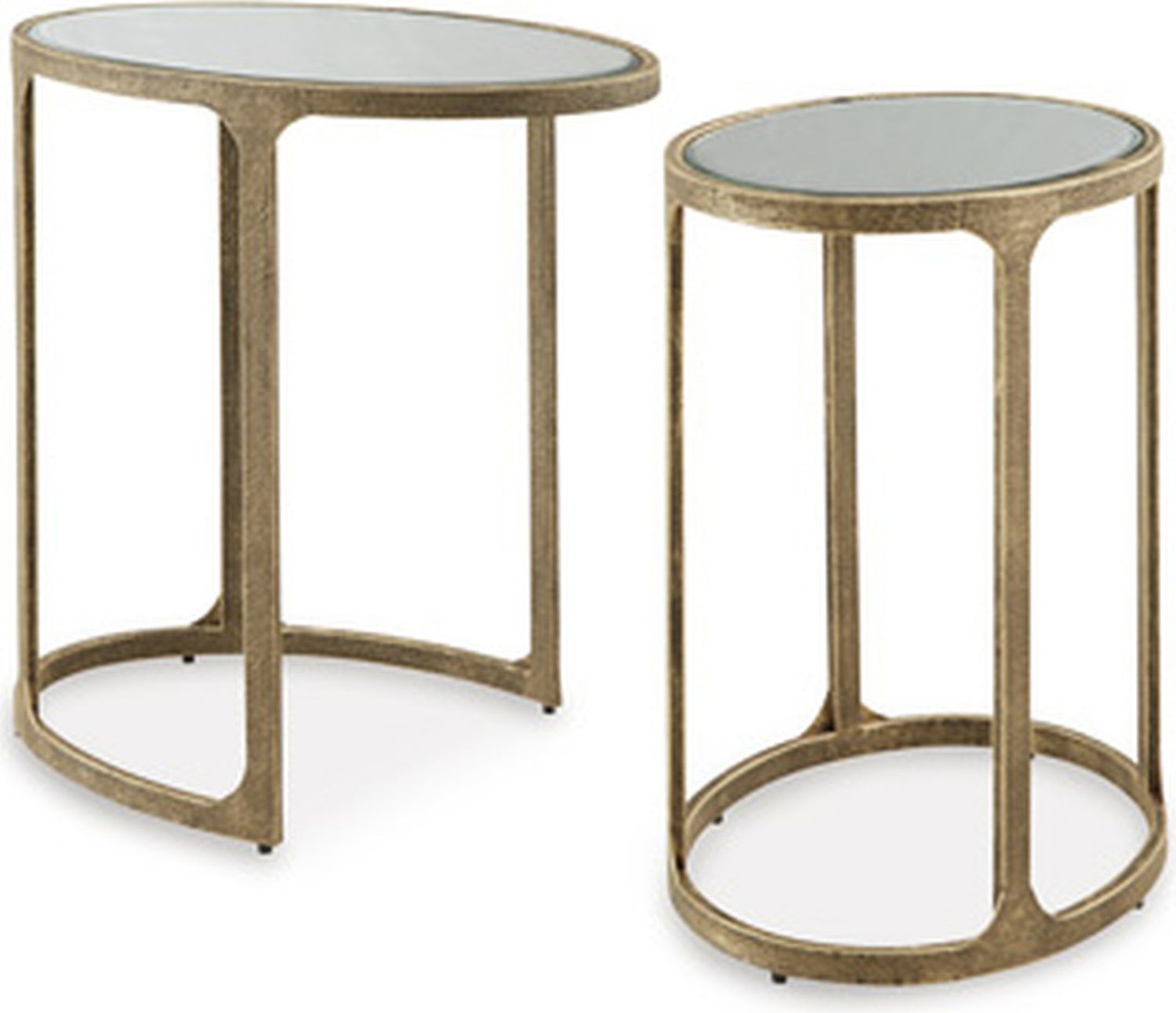 Irmaleigh Accent Table Set of 2 In Antique Black A4000624