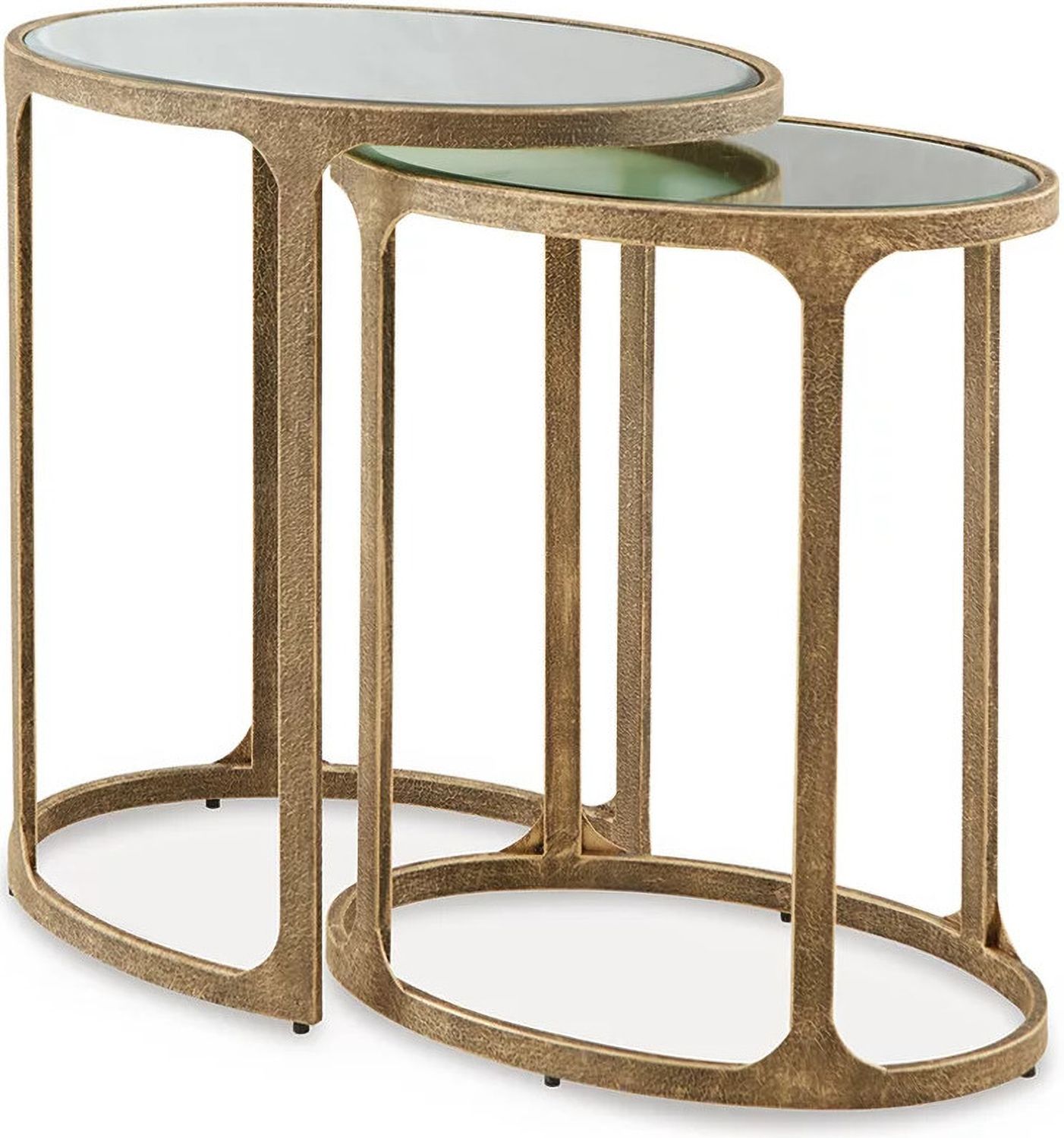 Irmaleigh Accent Table Set of 2 In Antique Black A4000624