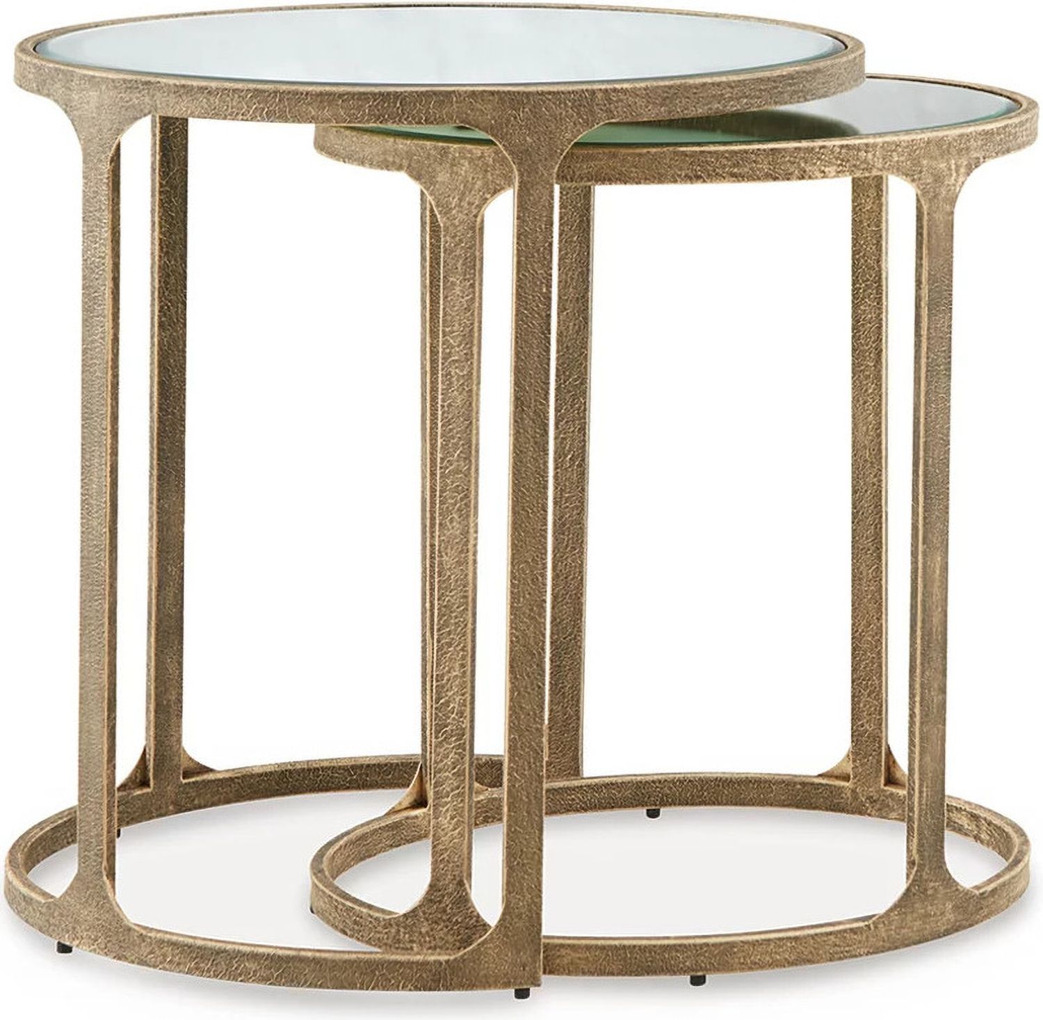 Irmaleigh Accent Table Set of 2 In Antique Black A4000624