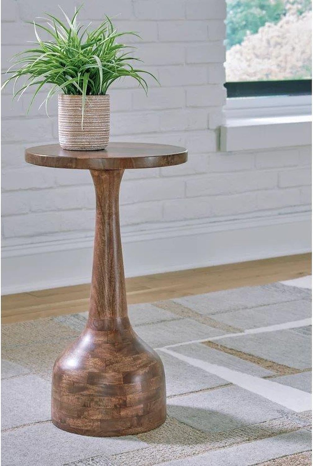 Joville Accent Table In Medium Brown A4000627