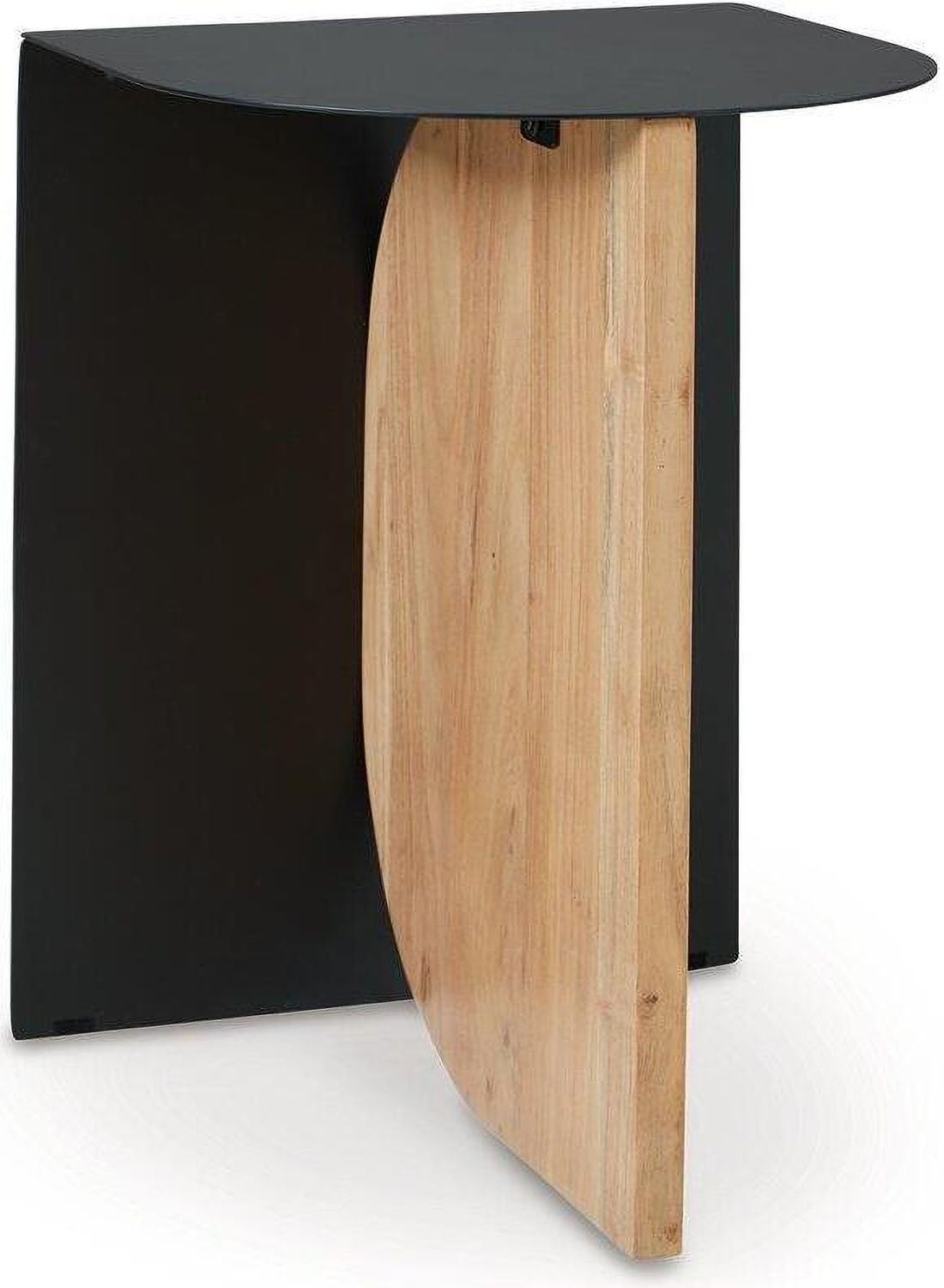 Ladgate Accent Table In Black and Natural A4000628